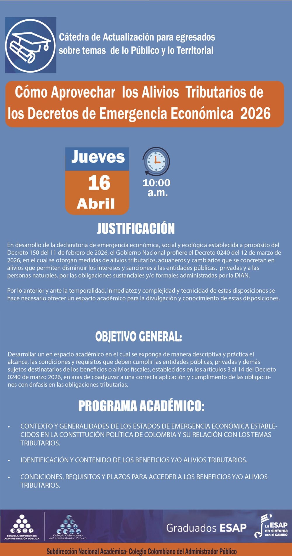 PROGRAMA ACADÉMICO ABRIL